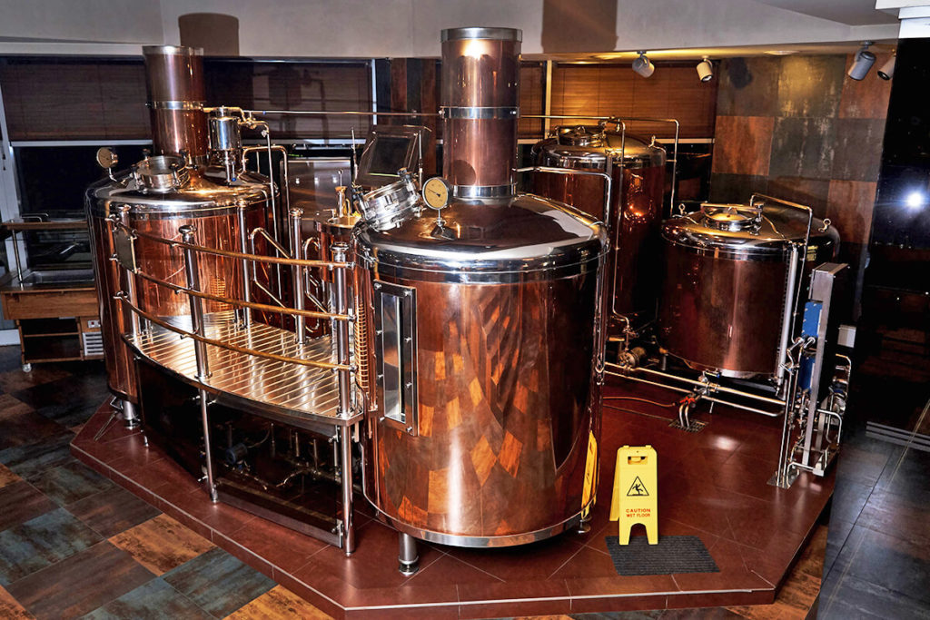 Copper craft beverage equipment